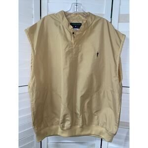 Eagles Ridge 19th Hole Khaki Beige Pullover Golf Vest Men’s X-Large